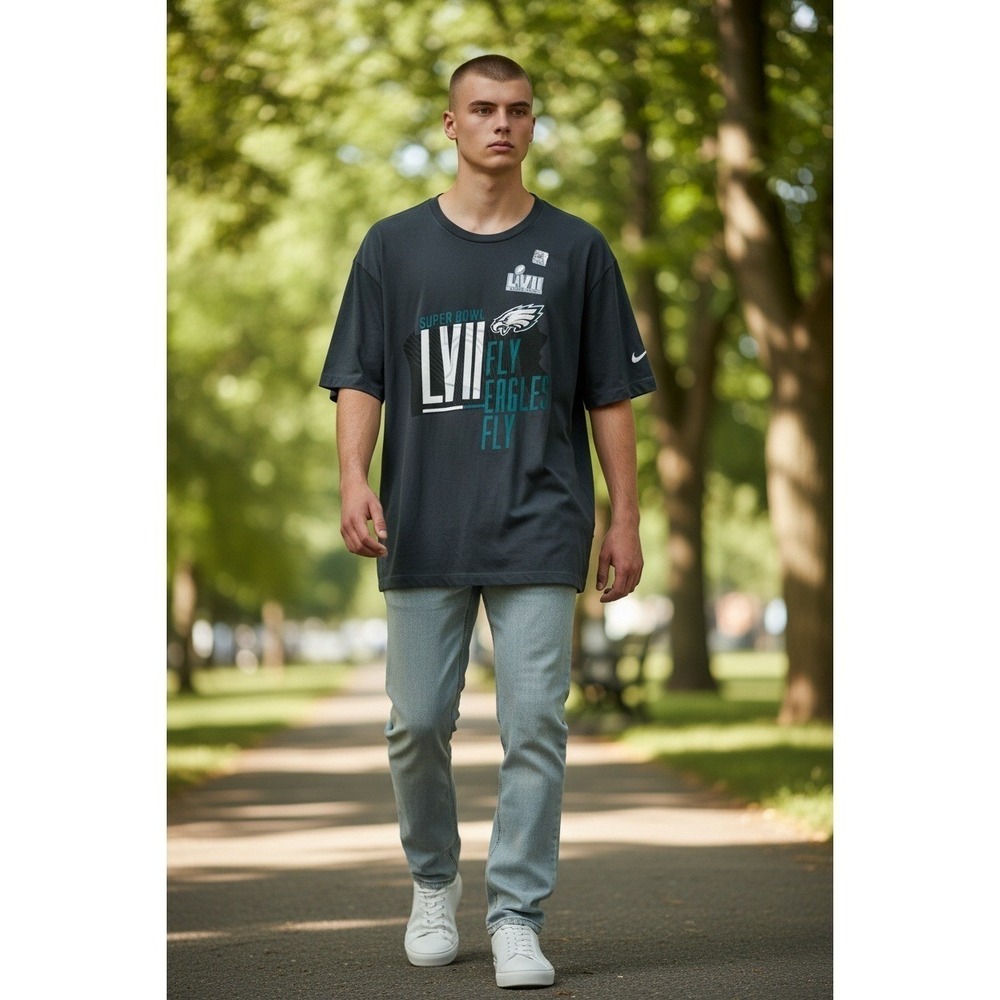 Nike Philadelphia Eagles Super Bowl T-Shirt- New-XXL-2 For The Price Of One 🏈🦅